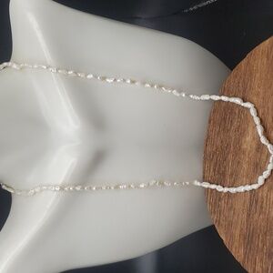 N2820‎ elegant dainty lady pearl necklace